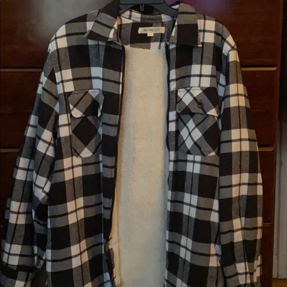 Insulated Zip-Up Flannel